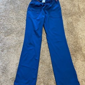 Heartsoul XS Tall Royal Blue Scrub Pant